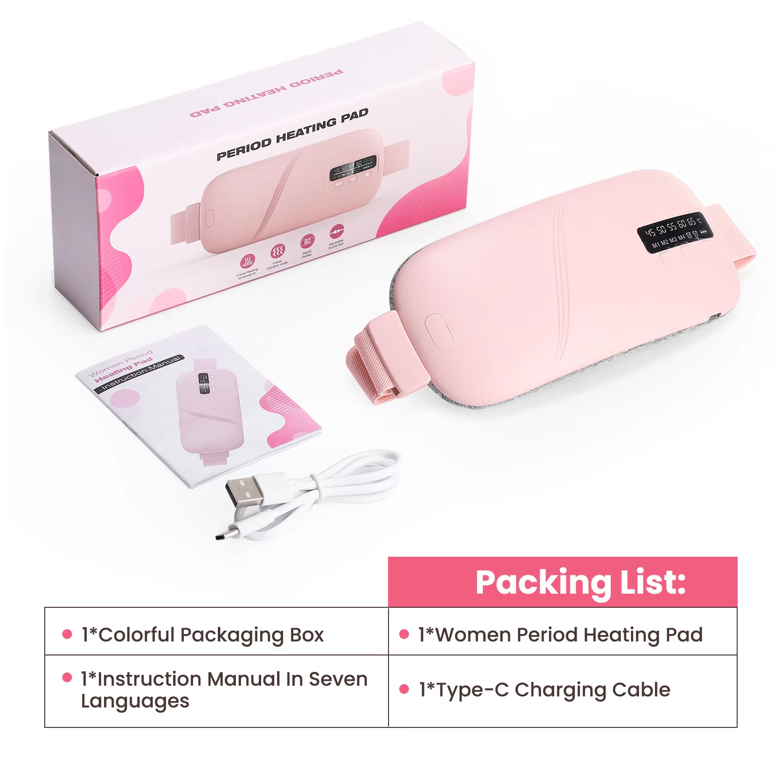 RelaxCycle Ceinture Chauffante Menstruelles